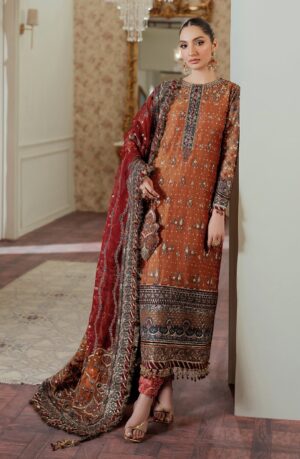 Baroque Orange Formal Collection Net Replica Unstitched