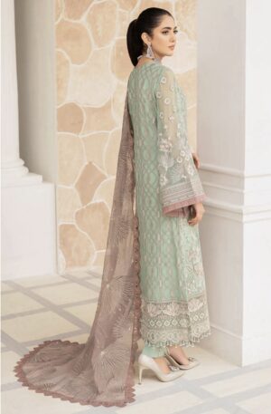 Flossie Clothing Luxury Embroidered Collection -LUSTRE BERYL (A) Replica (Unstitched)