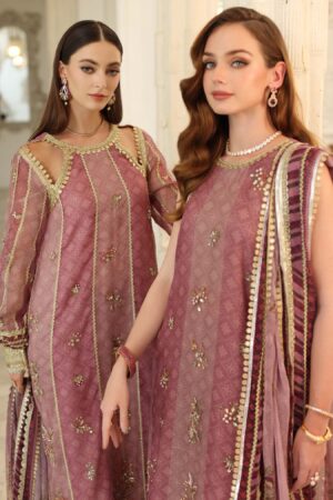 Noor by Saadia Asad Khaadi Net Fabric 3 piece Unstitched